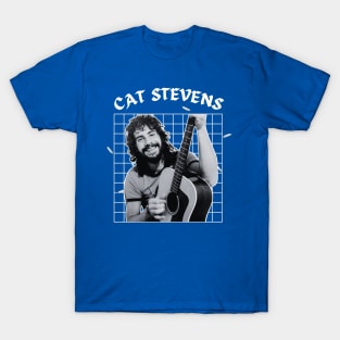 Cat stevens --- 70s retro style T-Shirt